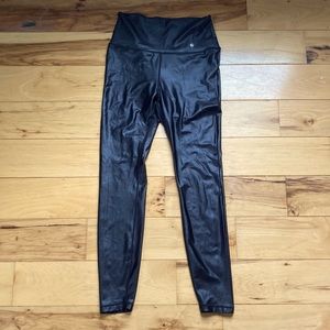 Savvi brand “pleather” leggings.